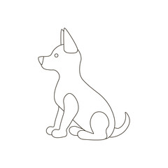Puppy vector illustration