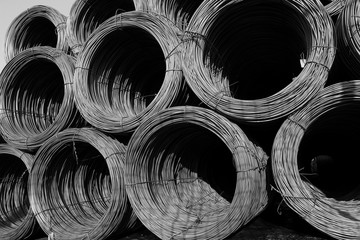 construction wire on stock