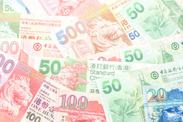 Different Hong Kong Currency money