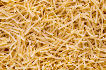 Italian pasta close up on background.