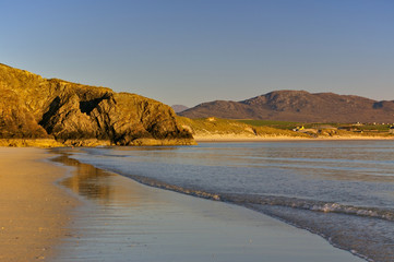 Fototapeta na wymiar Strand an der schottischen Nordküste bei Durness