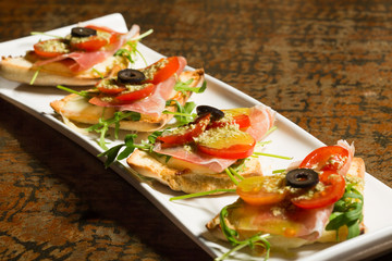 club sandwich ham and cheese