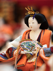 Naklejka premium ひな人形