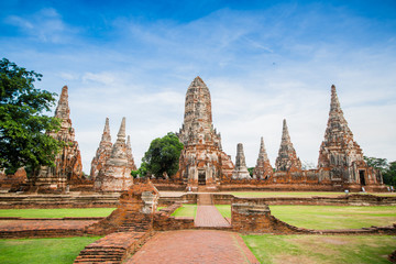 Naklejka premium Ancient temple in Thailand