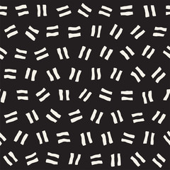 Vector Seamless Pattern. Abstract Background With Scattered Geometric Shapes.