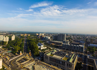 Fototapeta premium Downtown Skyline of Philadelphia, Schuylkill River in Pennsylvania