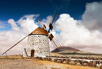 Photo sur Plexiglas Moulins îles canaries et ses moulins