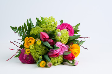 beautiful colorful bouquet of flowers