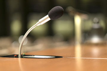 Mikrofon in einem Konferenzraum