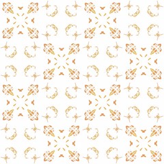 Texture with 3D rendering abstract fractal orange pattern