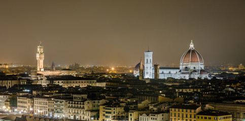 Night view of Florence