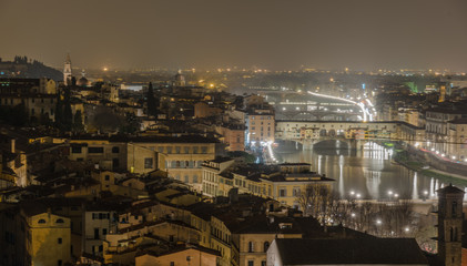 Night view of Florence