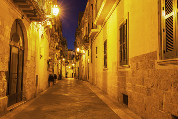 Fototapeta na wymiar Streets of Lecce