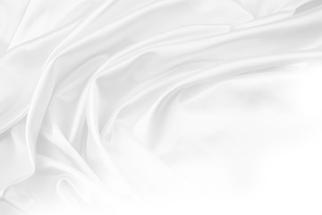 Fototapeta premium White silk fabric