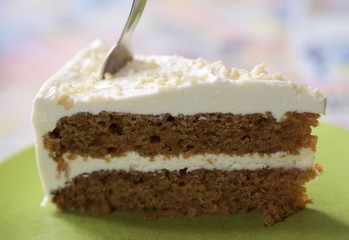 Carrot cake, Cafe Babalu, Reykjavik, Iceland