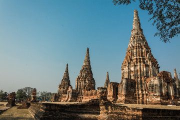 Fototapeta premium AYUTTHAYA, THAILAND Ruins and Antiques at the Ayutthaya Historical Park