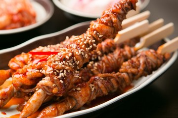 Octopus Stick. nakji horong gui.