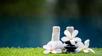 Spa scrub treatment and massage, Thailand, soft and select focus