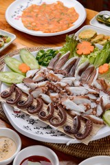 muneo sukhoe is Parboiled Octopus