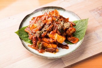ojingeo bokkum is stir fried squid