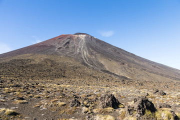 Ngauruhoe volcano in New Zealand