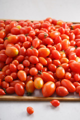 Fresh tomatoes.