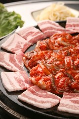  Pan-fried Marinated Small Octopus with pork belly