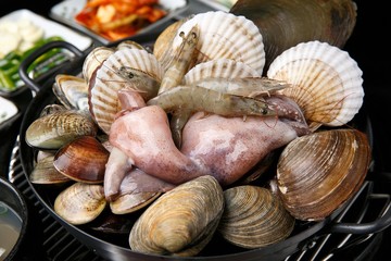 Steamed Clam & sea food