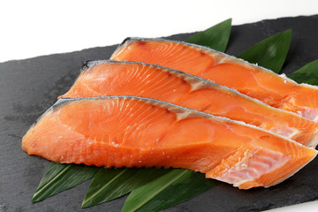 鮭の切り身　Salmon fillets