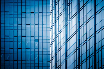 detail shot of modern architecture facade,business concepts,in city of China.
