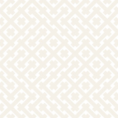 Weave Seamless Pattern. Stylish Repeating Texture. Black and White Geometric Vector Illustration.