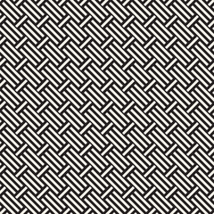 Abstract Geometric Pattern With Stripes Lattice. Seamless Vector Background