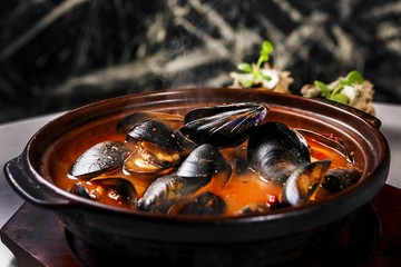 tomato Mussels stew
