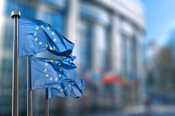 European union flag - obrazy, fototapety, plakaty