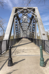 Pedestrian bridge in Salem Oregon.