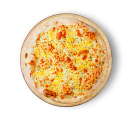 Pizza four cheese. This picture is perfect for you to design your restaurant menus. Visit my page. You will be able to find an image for every pizza sold in your cafe or restaurant. 