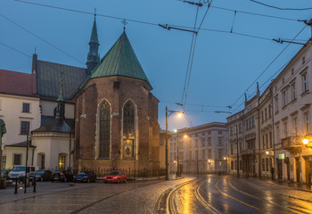 Krakow, Poland, st Francis church