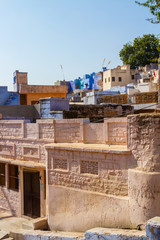 Houses in the Blue City