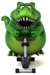 Fototapeta premium Fun dinosaur - 3D Illustration