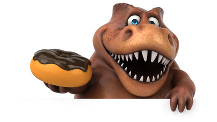 Fun Trex - 3D Illustration © Julien Tromeur