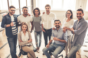 Young business team