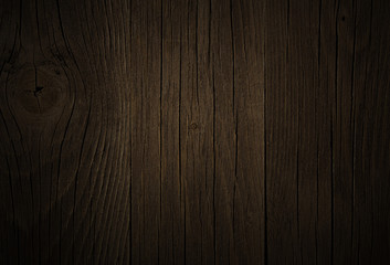 Obraz premium background oak wood dark brown, grunge texture