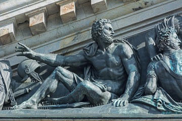 Naklejka premium sculpture on the roof of the st.Isaac cathedral in St. Petersburg, Russia