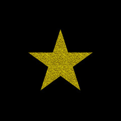 Golden star symbol