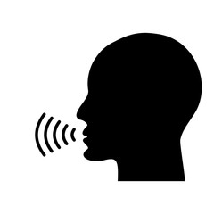 Voice talking icon