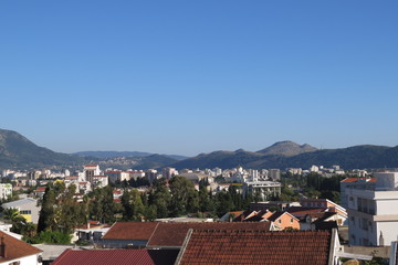 Touristic town Bar in Montenegro