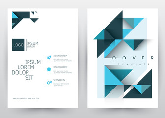 Cover Design Vector template set  Brochure, Annual Report, Magazine, Poster, Corporate Presentation, Portfolio, Flyer, Banner, Website. A4 size