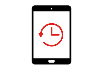 Tablet - Zeit zurück stellen