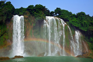 Ban Gioc waterfall in Vietnam