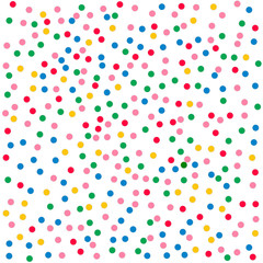 Vector seamless abstract pattern on white